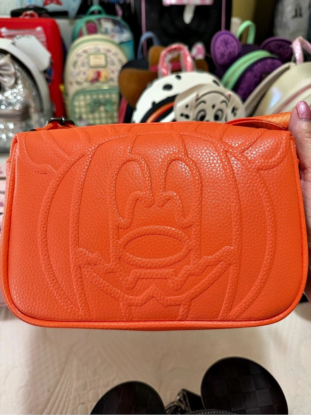 Disney Mickey Mouse Jack-o'-Lantern Crossbody Bag